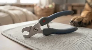 Heavy-duty dog nail clippers suitable for large breeds like German Shepherds.