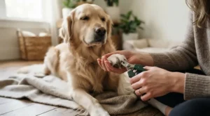 Ensuring paw comfort and safety when deciding between guillotine vs scissor dog nail clippers.